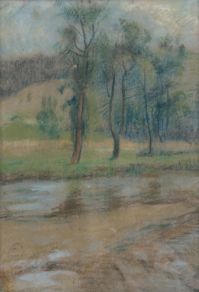 Stromy pri rieke 1929
