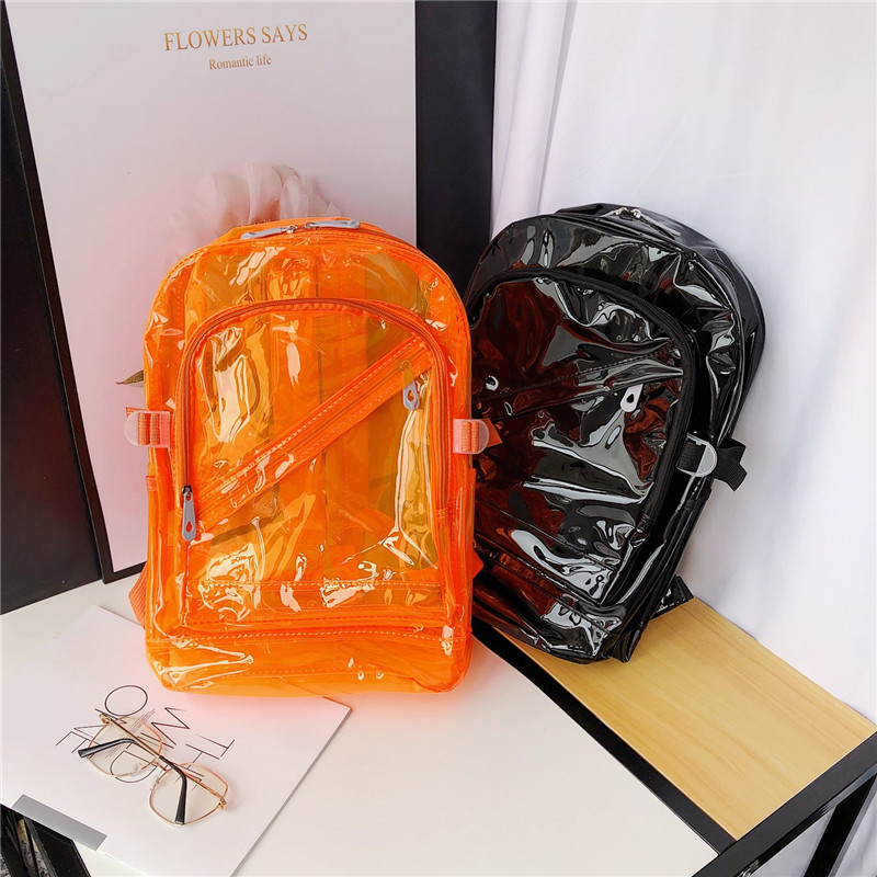 PVC backpack, waterproof, candy colors
