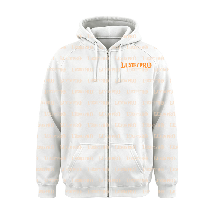 AOP GTS Raglan Sleeve Zip Up Sweatshirt with Double Hood 230g