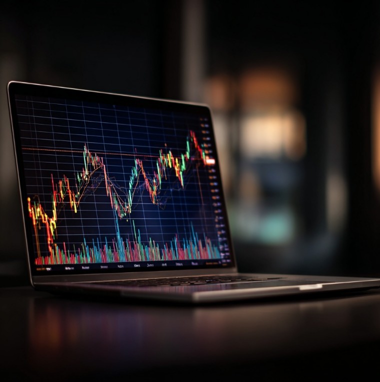 주식 차트를 처음 보는 장면