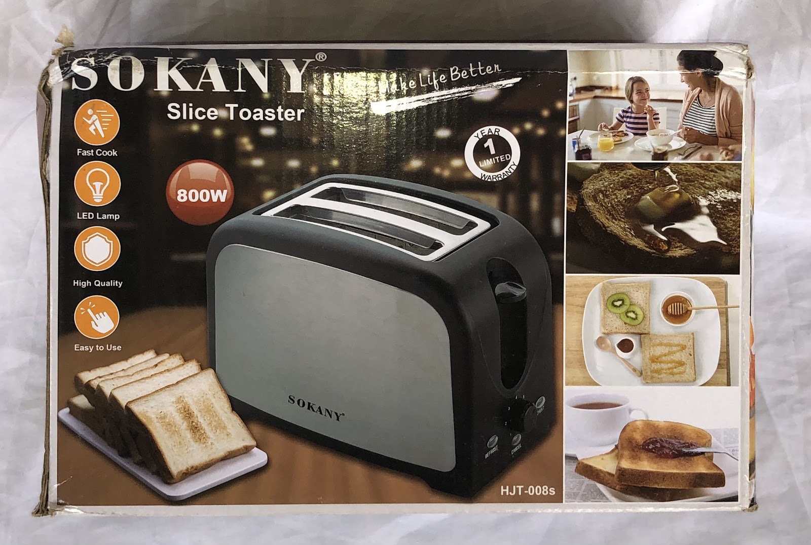 Sokany Slice Toaster (HJT-008S)