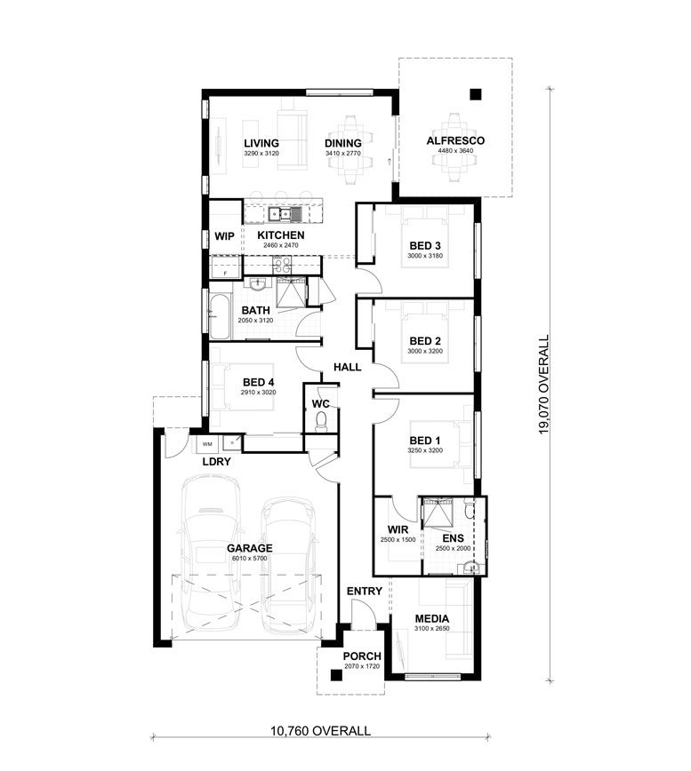 House and Land Investment Property in Morayfield, QLD (3.93% Yield) | Aus Investment Properties - Floor Plan 1