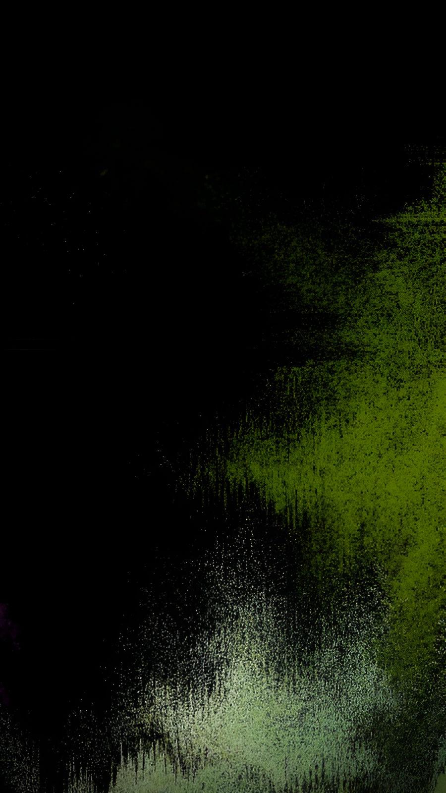 Lime Green Abstract Paint Splatter Dark Grainy Texture - Free 4K mobile Wallpaper