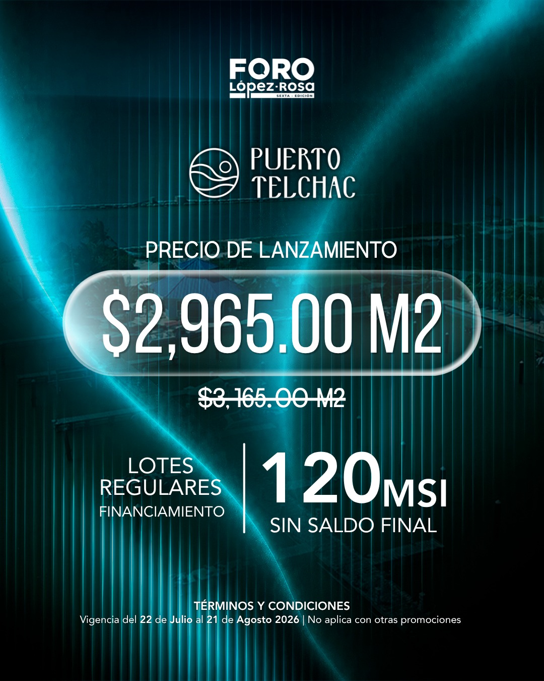 Flyer Promoción Puerto Telchac