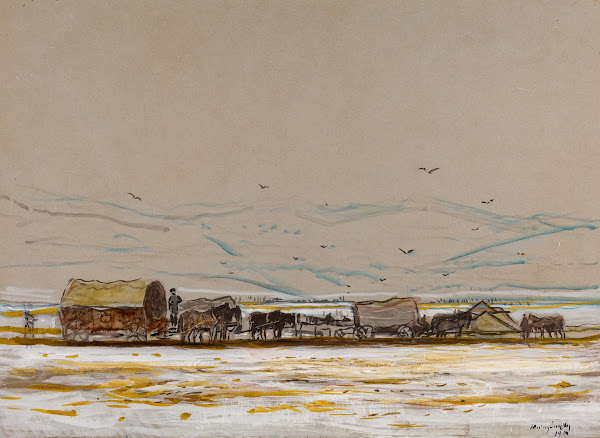Rest Break For A Convoy 1914