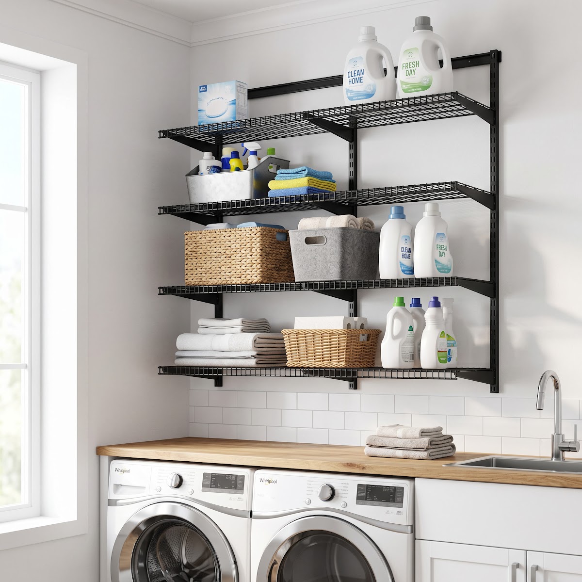 Best Laundry Room Shelves for Detergents and Supplies (2026) - BEST OVERALL — PRODUCT SHOT