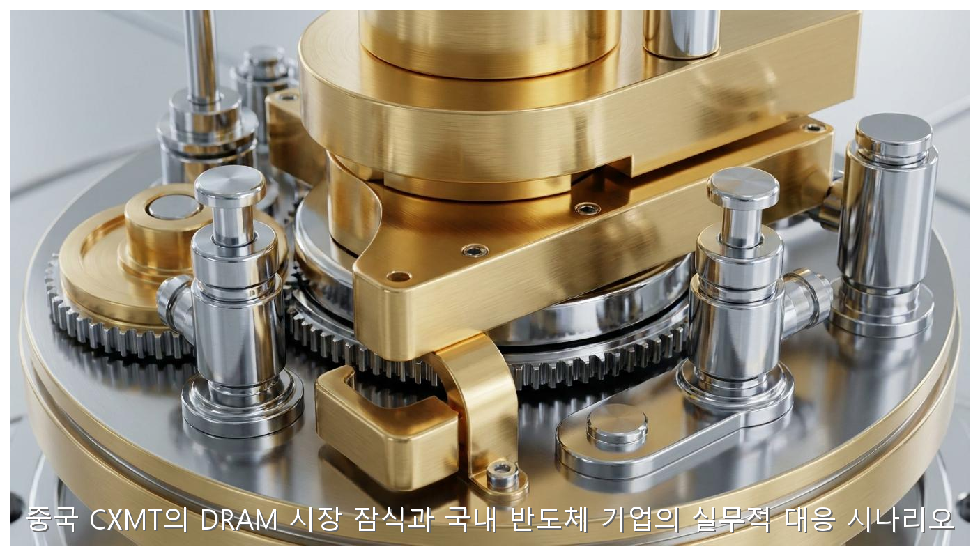 중국 CXMT의 DRAM 시장 잠식과 국내 반도체 기업의 실무적 대응 시나리오 핵심 안내 및 분석 인포그래픽 (5)