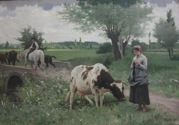 La Vache bien gardée 1890