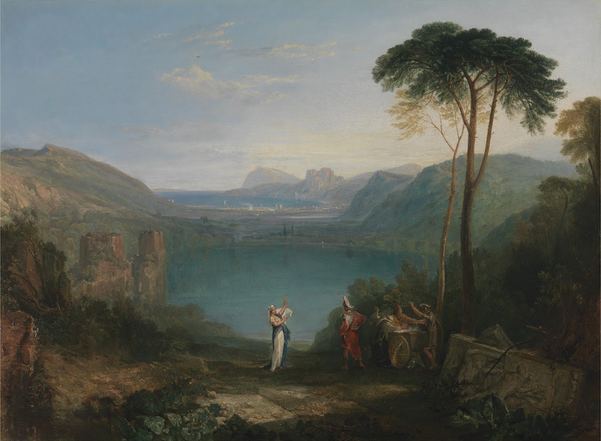 Lake Avernus Aeneas and the Cumaean Sybil 1814 and 1815
