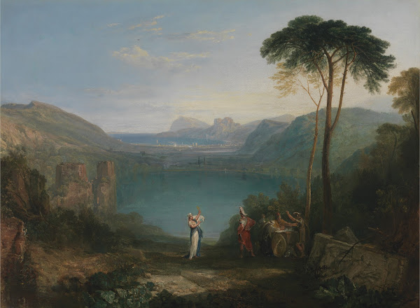 Lake Avernus Aeneas and the Cumaean Sybil 1814 and 1815