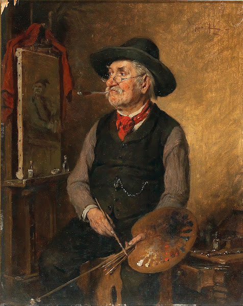 A Painter At The Easel
