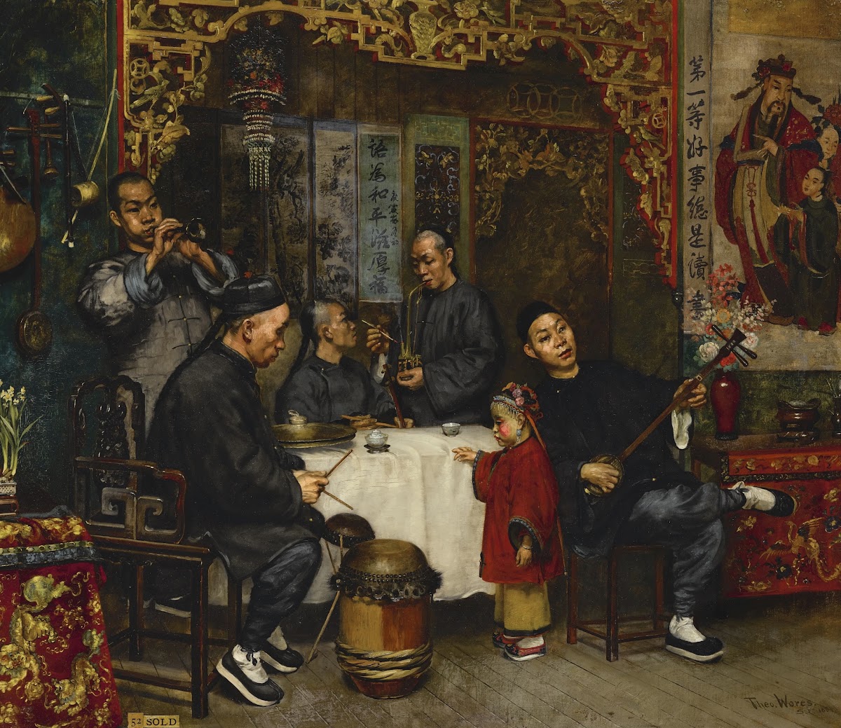 Chinese Musicians 1884