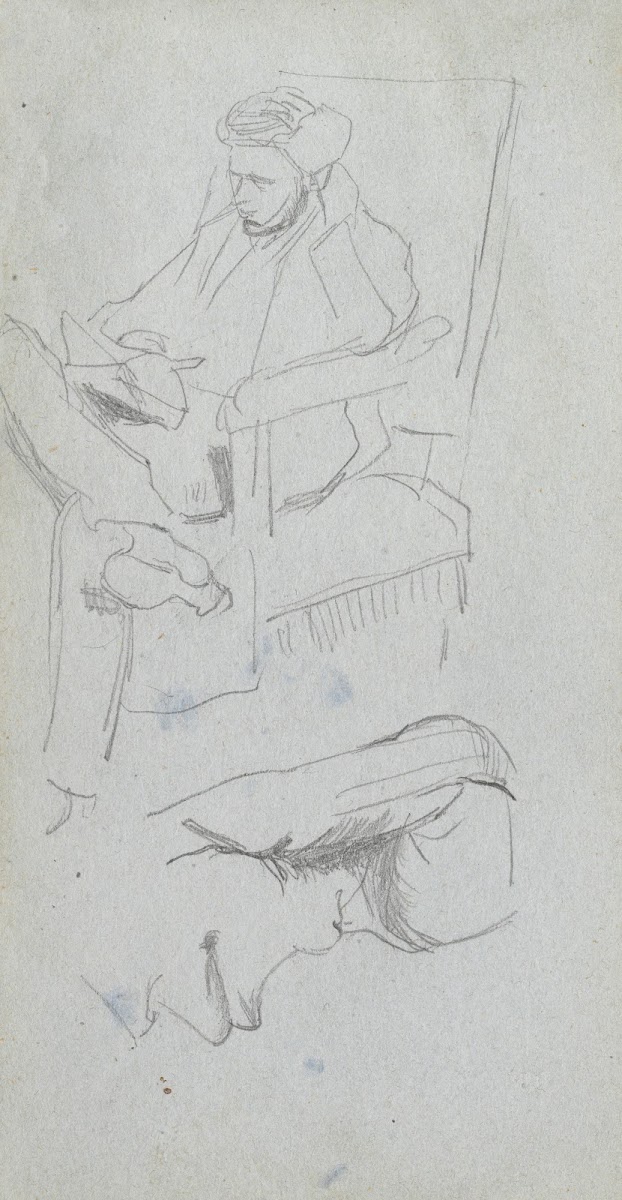 Seated Male Figure 1860s
