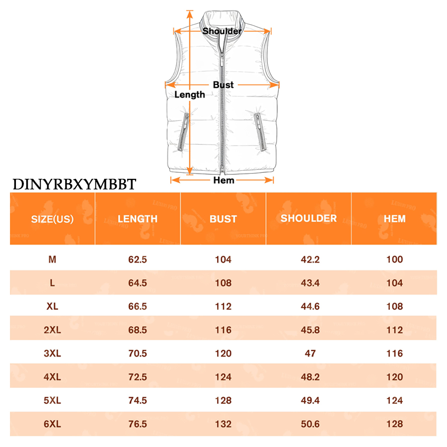 AOP DIN Puffer Vest (Asian Fit| Piping Trim Armholes)