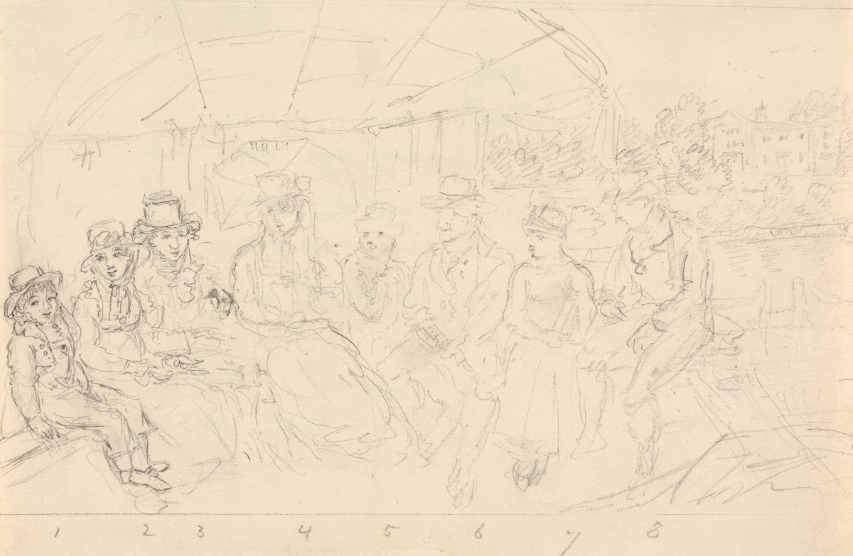 Study for In Mr Barnards Boat Kingston