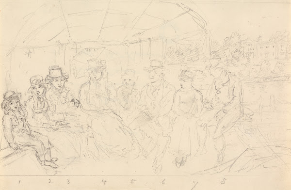 Study for In Mr Barnards Boat Kingston