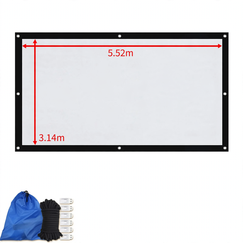 Projection screen, canvas screen