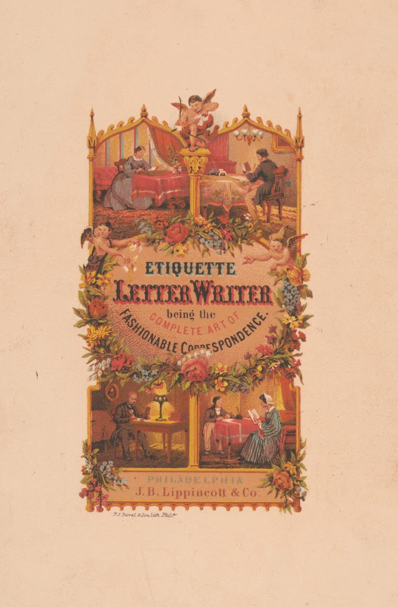 Etiquette letter writer being the complete art of fashionable correspondence 186