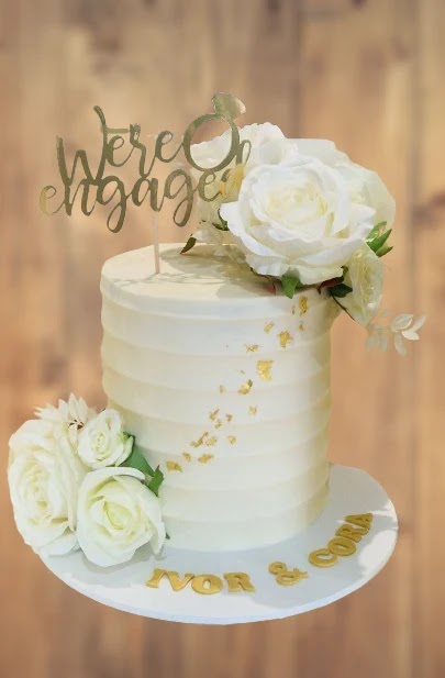 Engagement Buttercream Cake CB-NC715