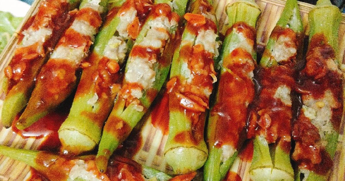 Đậu bắp nhồi thịt