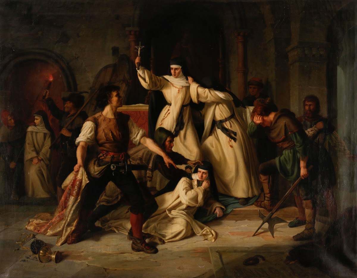 Szene Aus Dem Bauernkrieg 1858