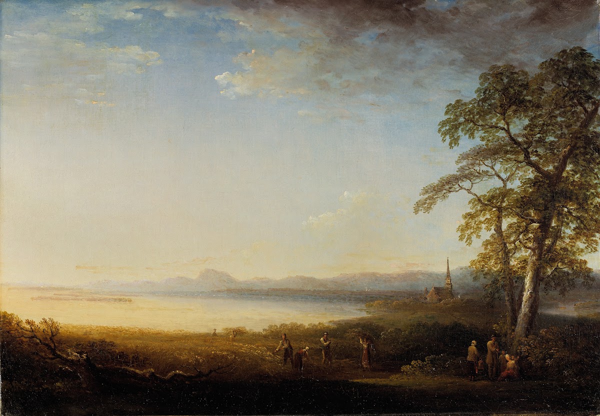 Landskap vid Mora kyrka 1808