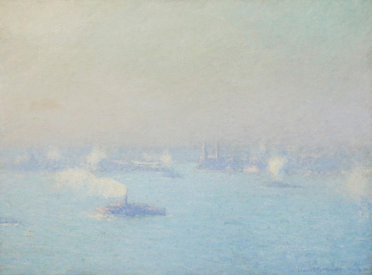 A Foggy Day on the Hudson 1913