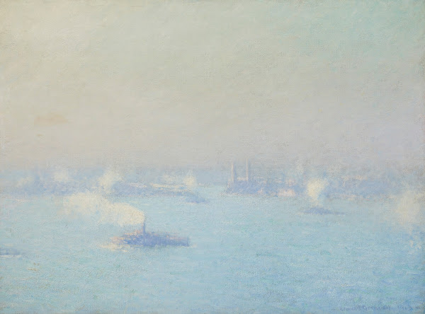 A Foggy Day on the Hudson 1913