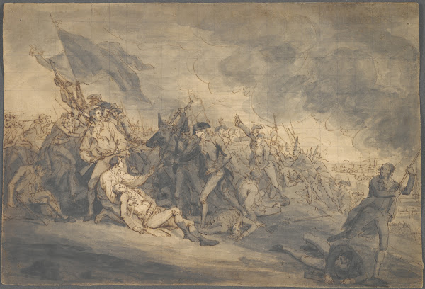 Study for the Death of General Warren at BunkersHill 178586