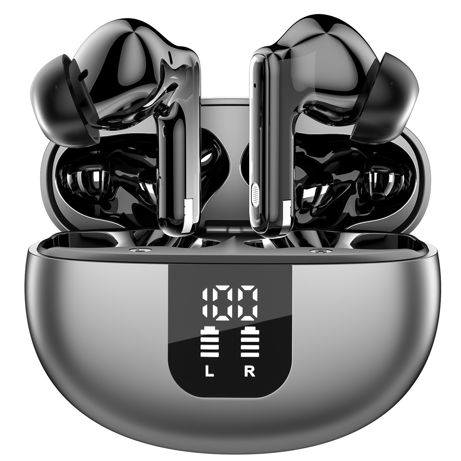 Wireless in-ear headphones with noise cancellation