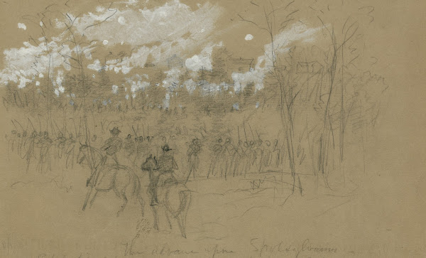 The advance upon Spotsylvania 1864