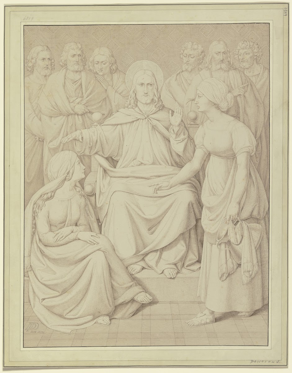 Jesus Martha and Mary 1823