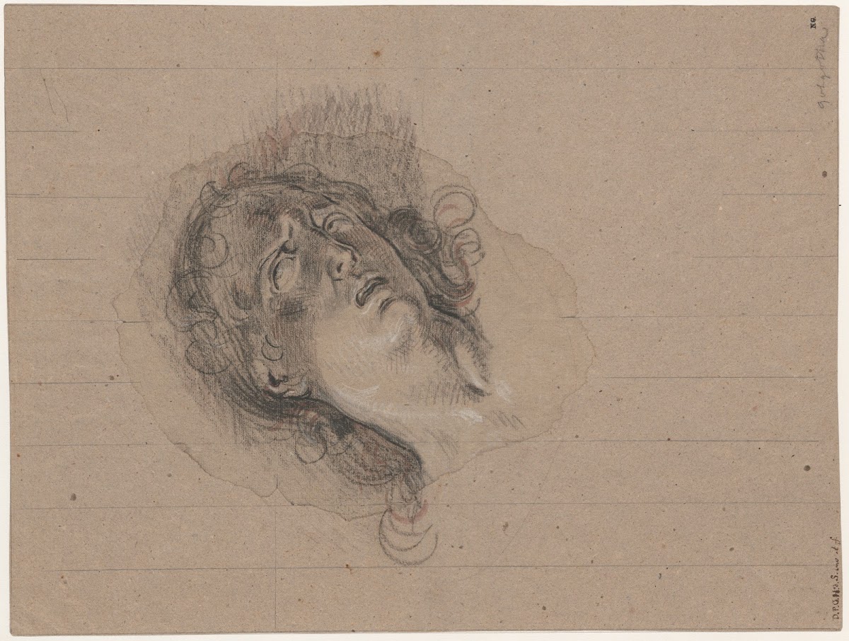 Hoofd van de gekruisigde Christus Golgotha