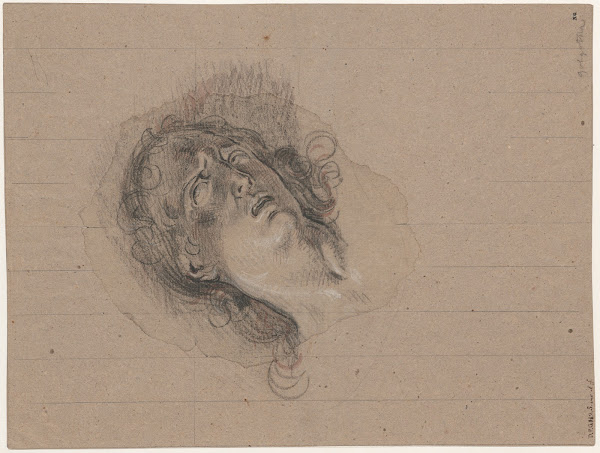 Hoofd van de gekruisigde Christus Golgotha