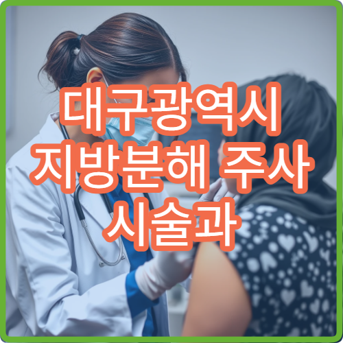 대구광역시 지방분해 주사 시술과 체형 관리 가능한 병원 정보