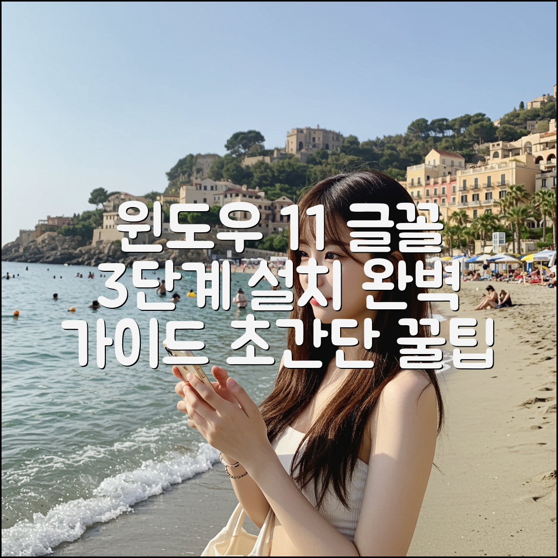 윈도우 11 글꼴 설치 3단계 완벽 가이드