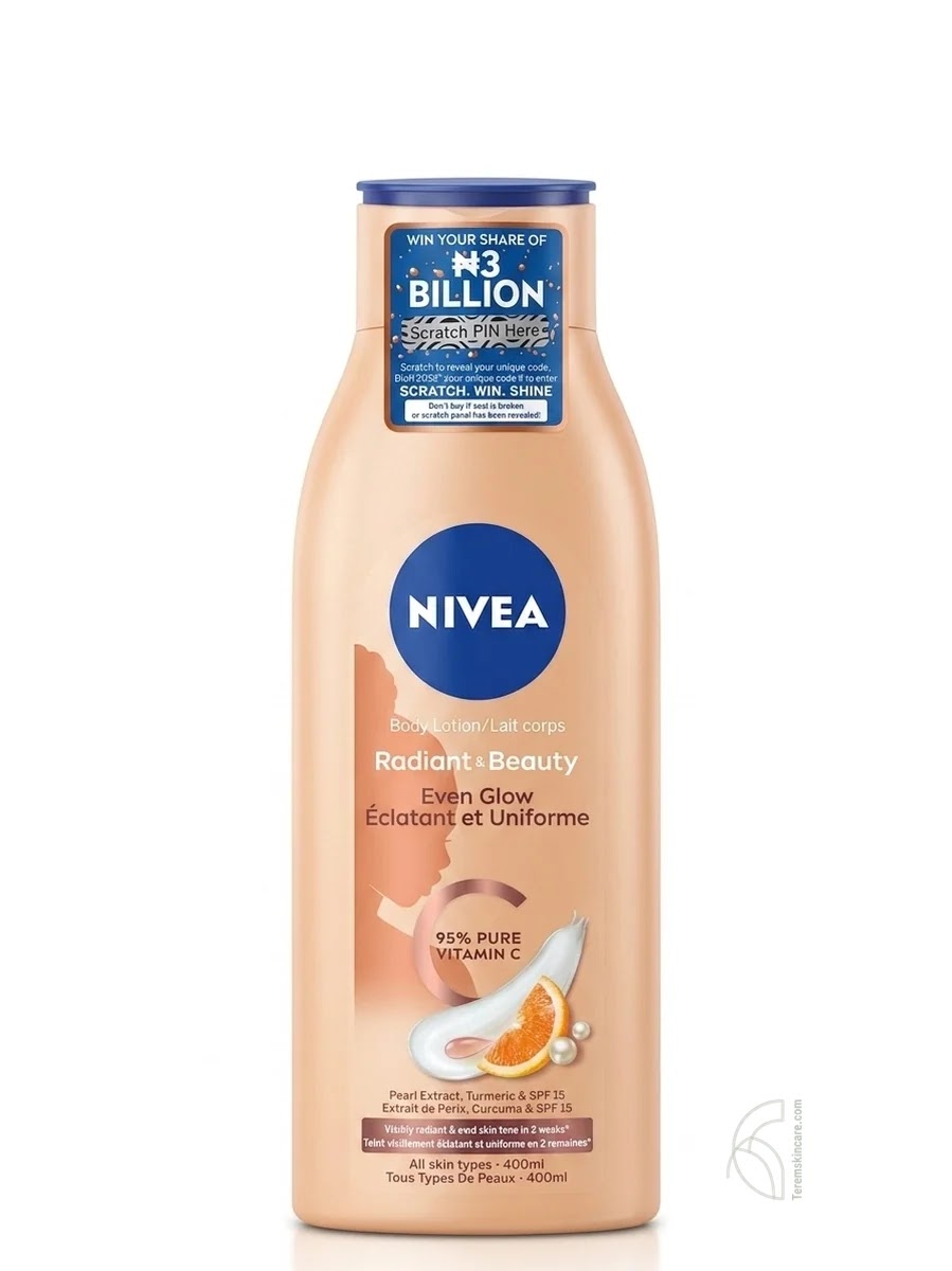 Nivea Radiant & Beauty Even Glow Body Lotion – 400ml.
