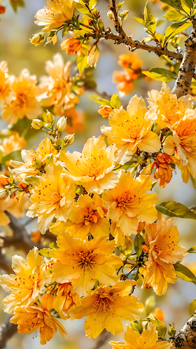 Golden Blossoms: Nature's Radiance