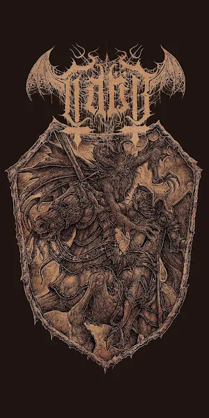 Dark Fantasy Knight Shield Artwork 4K Wallpaper Background