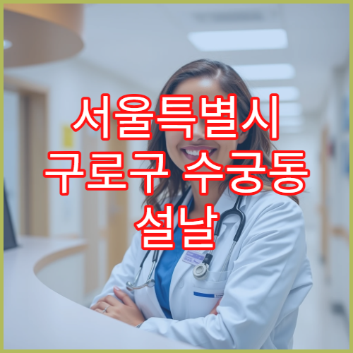 서울특별시 구로구 수궁동 설날 명절 피부과 연휴 진료 병원 여드름·아토피 치료 상담 가능