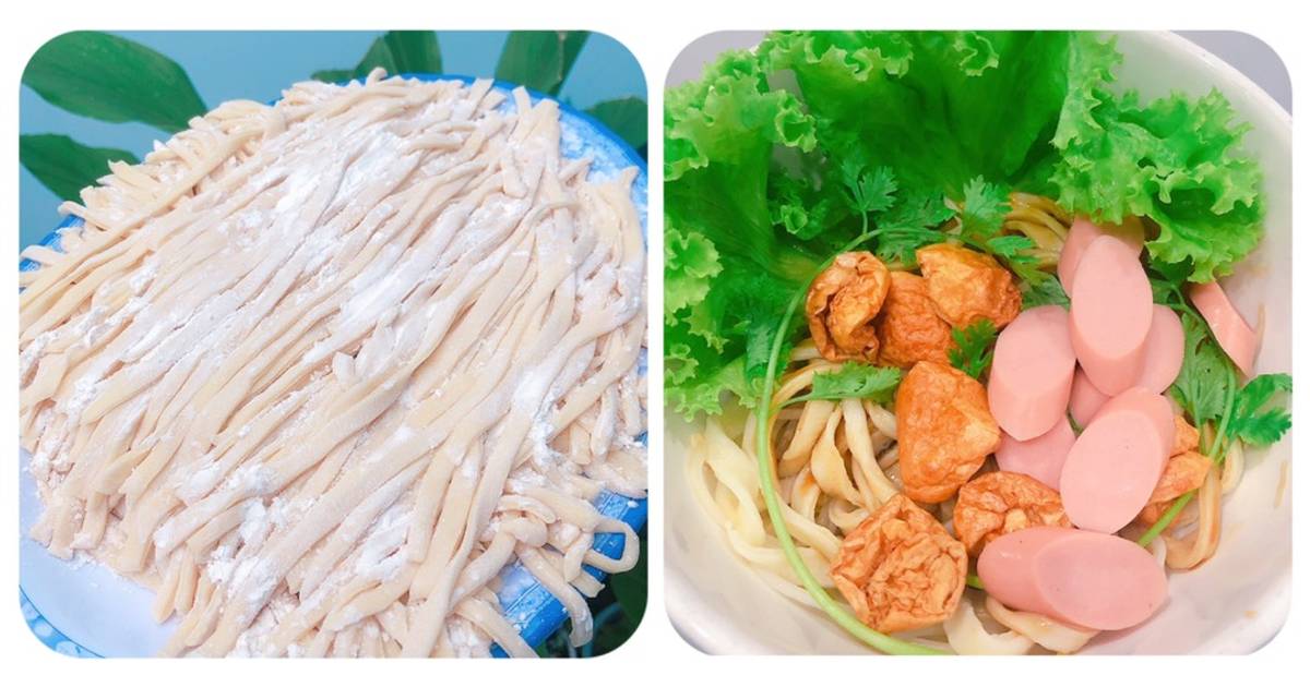 Mì trộn(sợi mì tự làm)