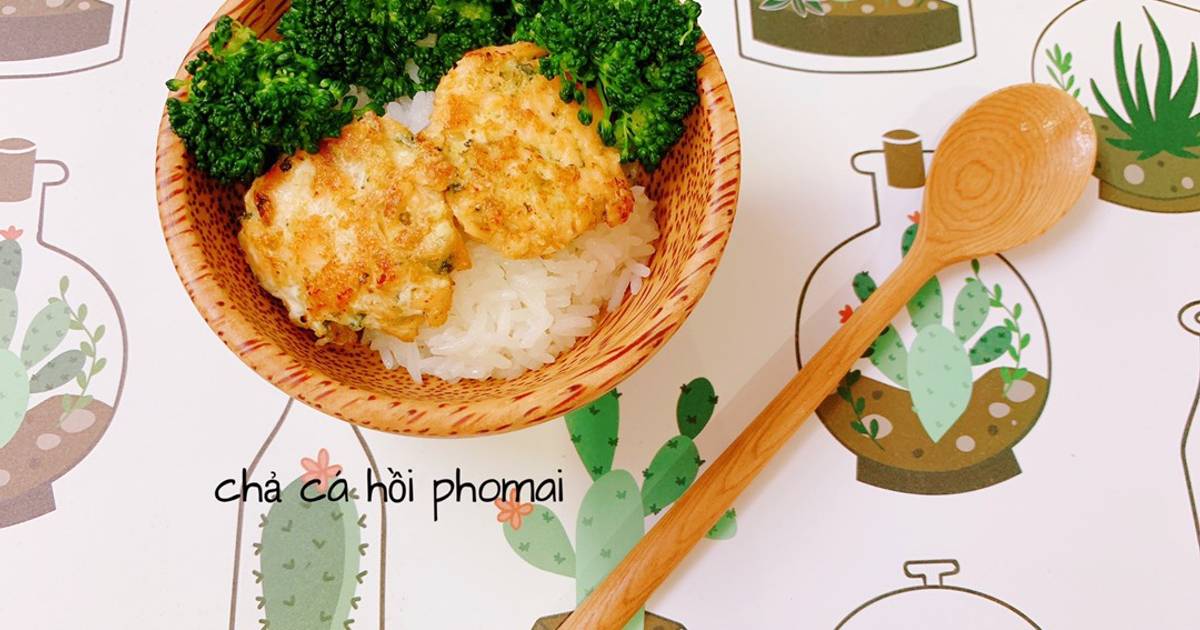 Chả cá hồi phomai