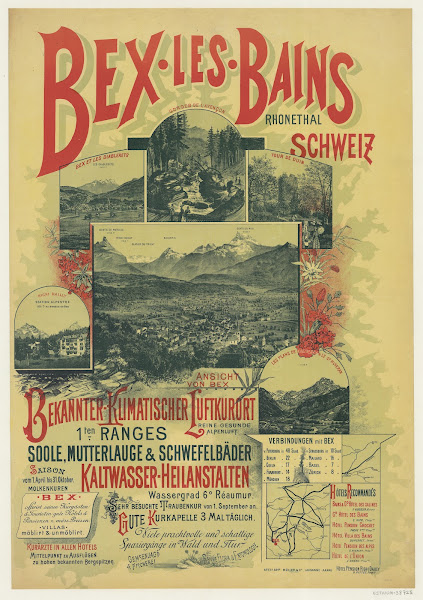 Bex Les Bains Rhonethal Schweiz 1890