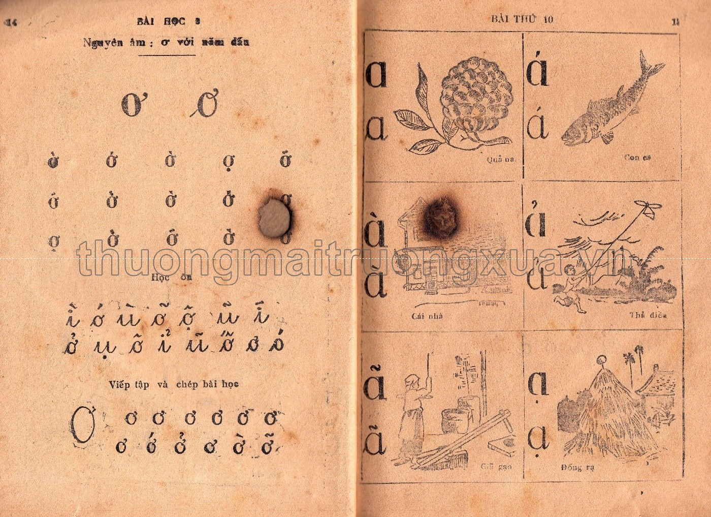 Sách học Quốc văn lớp năm (1952) - Trang 190