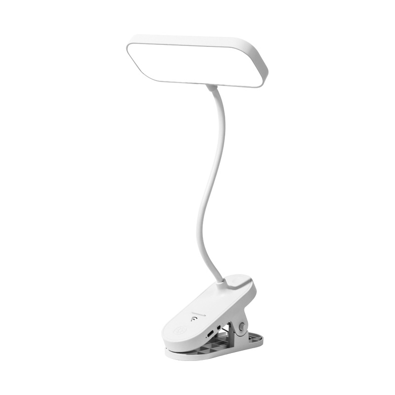 LED clamp light for desk and bed, dimmable
