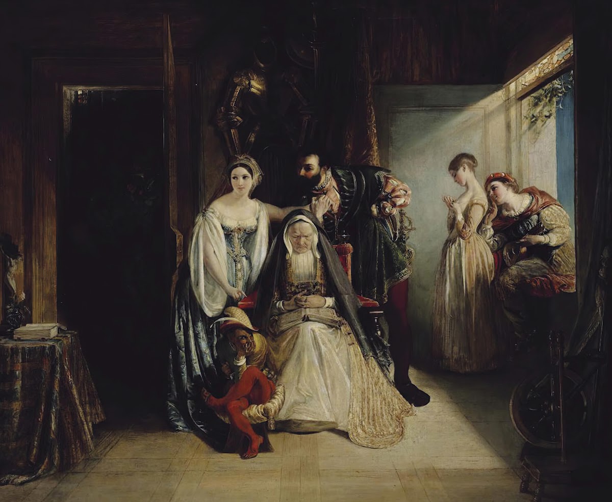 Francis The First And Diane Of Poitiers 1834