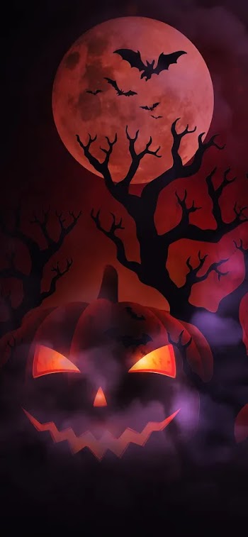 Halloween Pumpkin Moon Picture