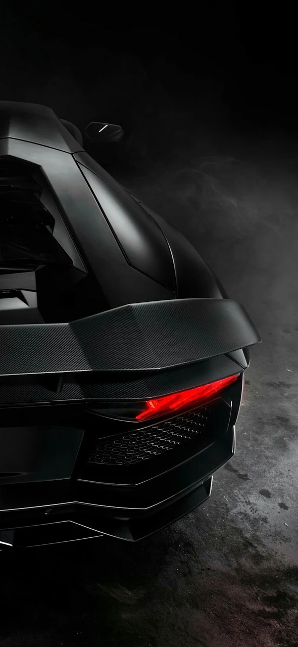 Lamborghini, Cars, Engine, Supercar, Black 4K iPhone Phone Wallpaper