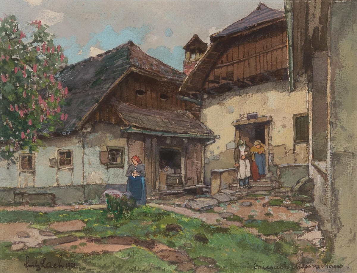 The house of the sacristan in Friesach 1921