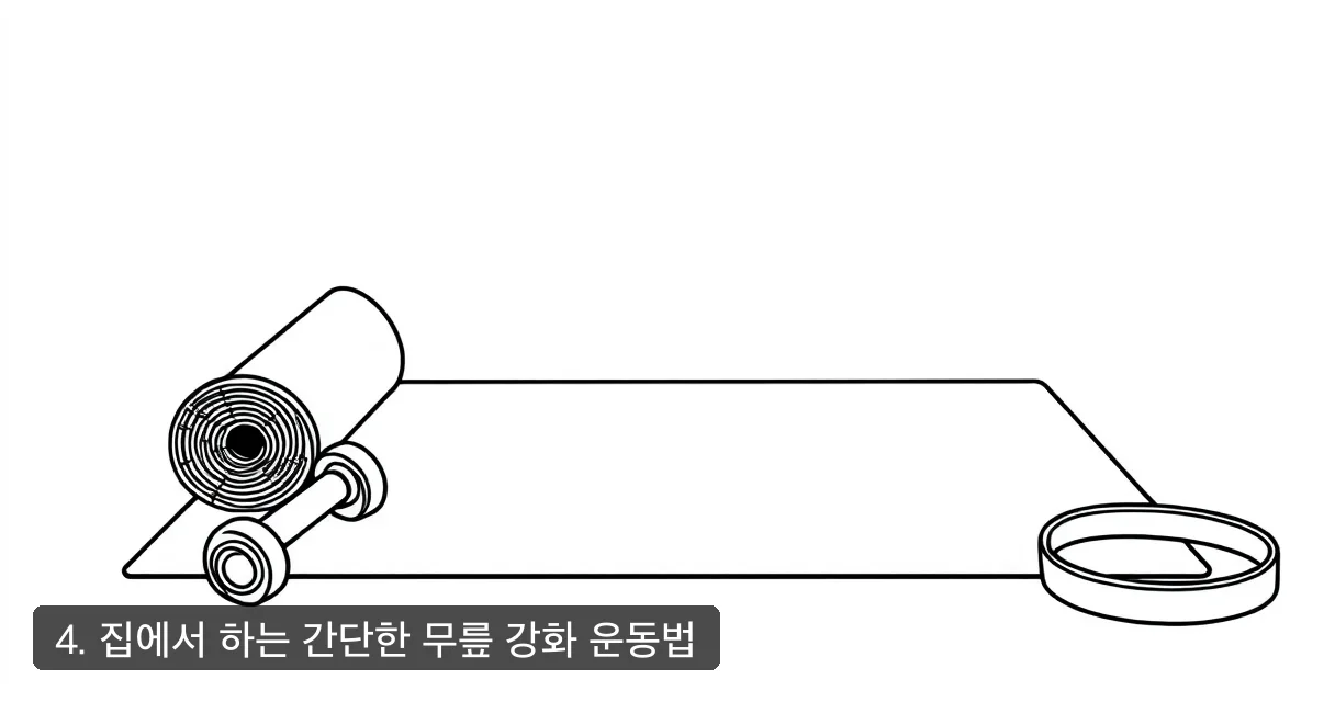 4. 집에서 하는 간단한 무릎 강화 운동법